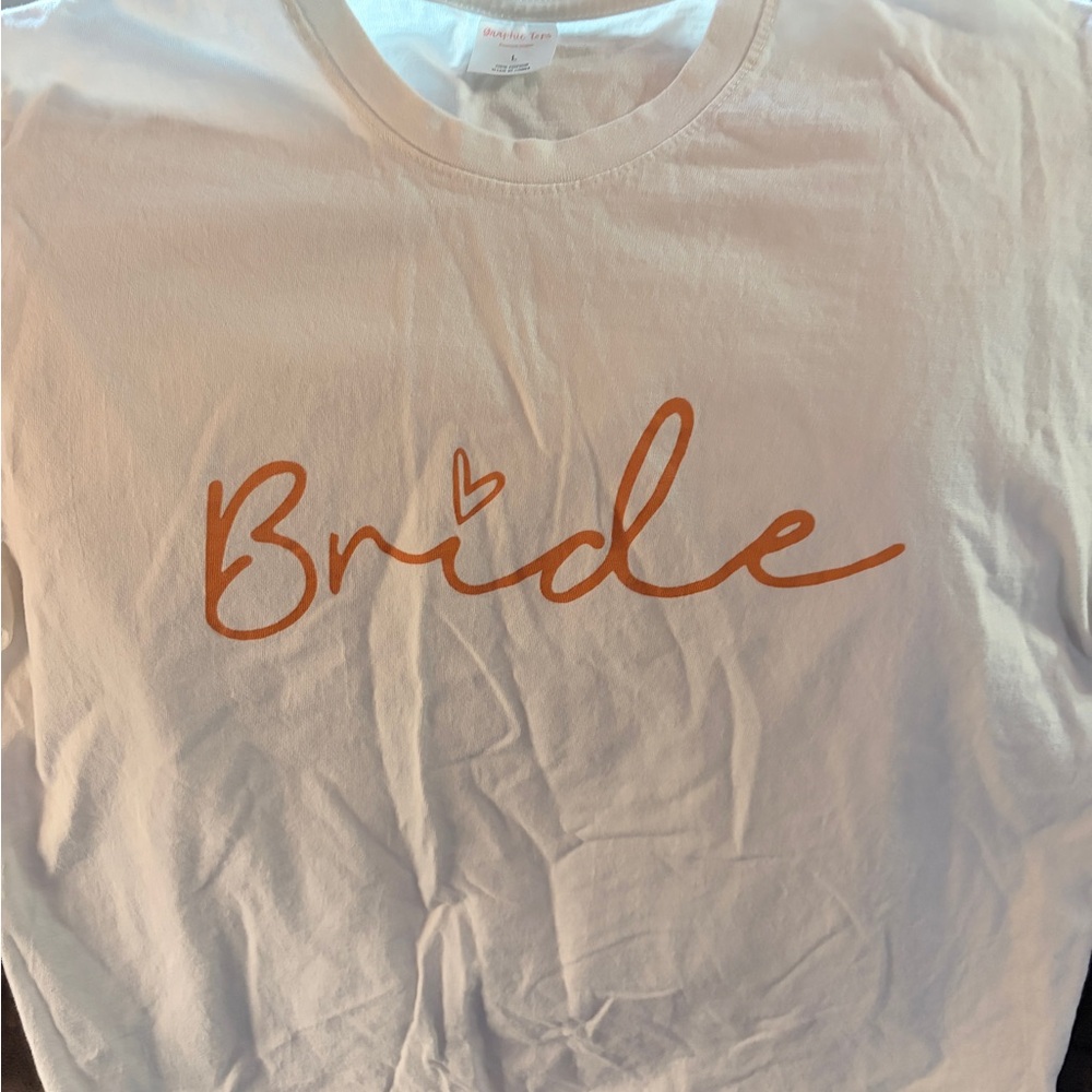 White 'Bride' T-Shirt